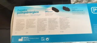 Zapato postquirúrgico Prim Talla M