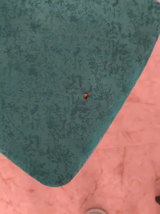 Mesa de cristal extensible con 4 sillas