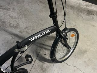 Bicicleta Wayscral Plegable Negra