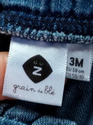 Salopette bimba in denim con cuore