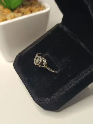 Anillo Plata Ley Piedra Multicolor 18mm/ T.60