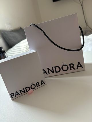 Pulsera cuero trenzado Pandora