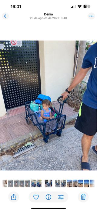 Carro de playa Zara plegable