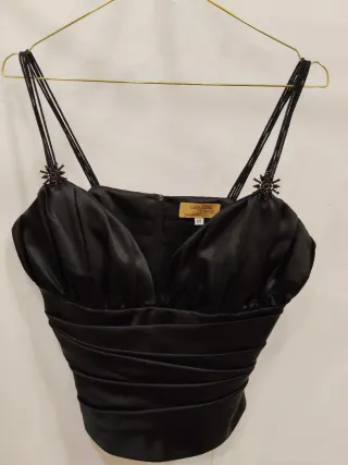 Top tirantes negro talla 40