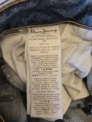 Vaqueros Pepe Jeans Bootcut Talla 38/40