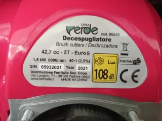 Motore Decespugliatore 42cc Nuovo