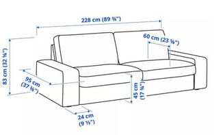 Sofá Kivik 3 plazas + fundas extra