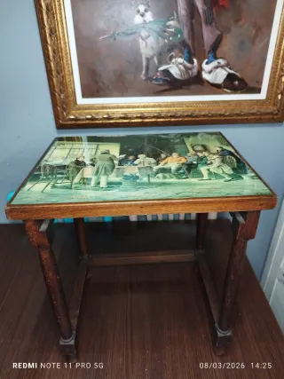 Mesita auxiliar VINTAGE madera