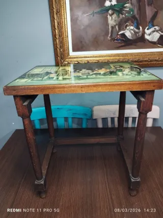 Mesita auxiliar VINTAGE madera