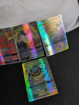 Set 4 Cartas Pokémon GX Holo