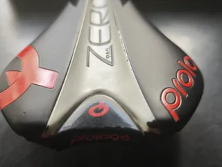 Sillín Ciclismo Prologo Zero Tri PAS Negro/Rojo