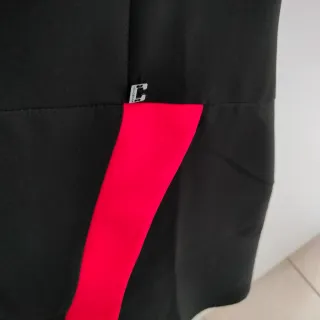 Vestito Coconuda nero e rosso
