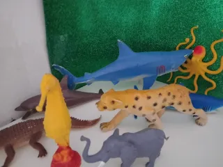 Set animali e pesci plastica