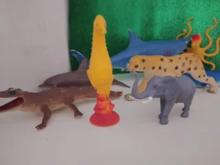 Set animali e pesci plastica