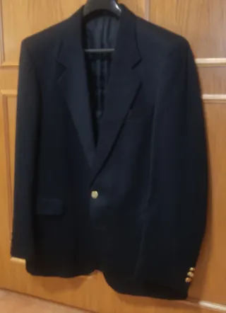 Chaqueta Americana Azul Marino Hombre