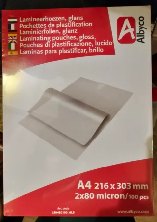 Fogli per plastificatrice A4