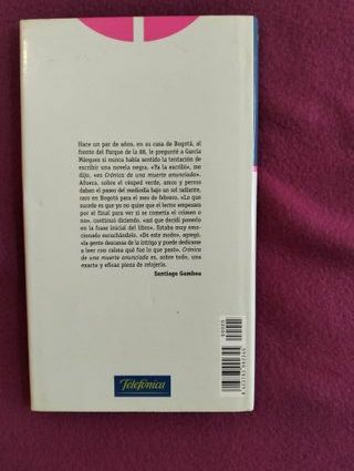 crónica de una muerte anunciada