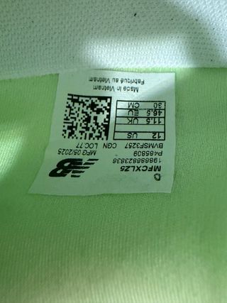 Zapatillas New Balance FuelCell Rebel v5Verde 46.5