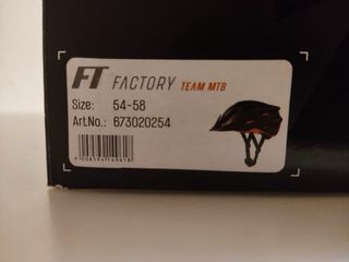 Casco KTM Factory Team BTT Negro/Naranja