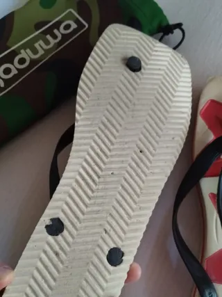 Infradito uomo NIKKORI stelle rosse bianche