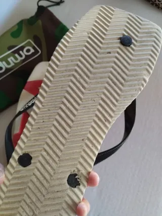 Infradito uomo NIKKORI stelle rosse bianche