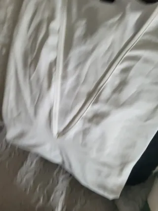 Body SHEIN blanco escote pico talla L