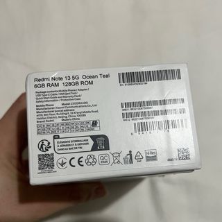 móvil Xiaomi Redmi Note 13 5G 128GB turquesa