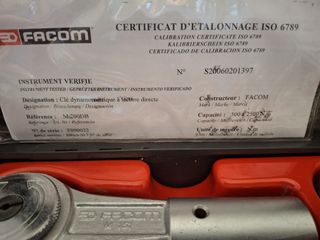 Juego de Llave Dinamometrica FACOM M.200DB 2500Nm