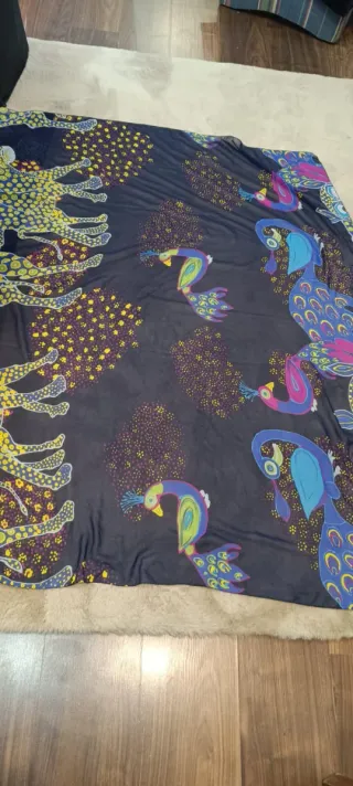 Pañuelo XL Exótico Animales Azul Multicolor