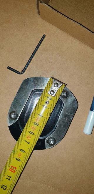 Alza de soporte pata lateral moto