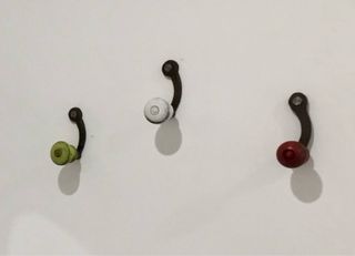 Set 3 Percheros Vintage - Manillas Molinillo