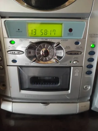 Mini Hi-Fi Majestic Argento NO CASSETTA