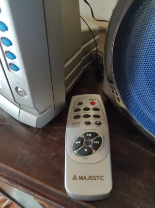 Mini Hi-Fi Majestic Argento NO CASSETTA