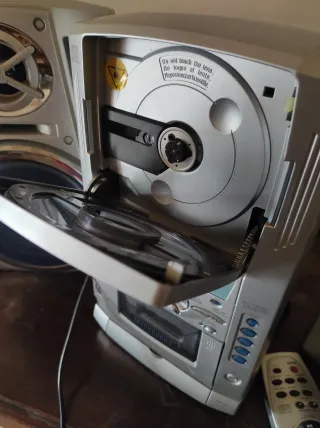 Mini Hi-Fi Majestic Argento NO CASSETTA