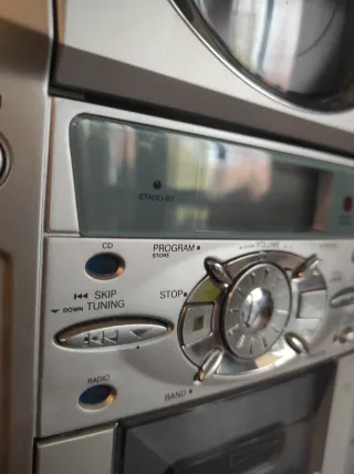 Mini Hi-Fi Majestic Argento NO CASSETTA