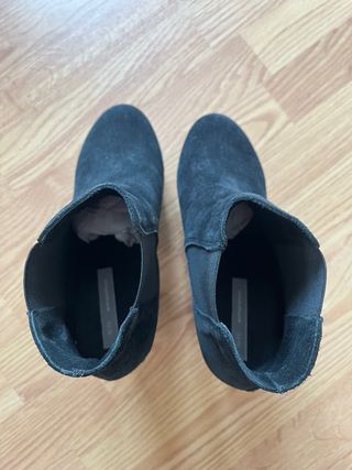 Botines ALPE ante negros plataforma