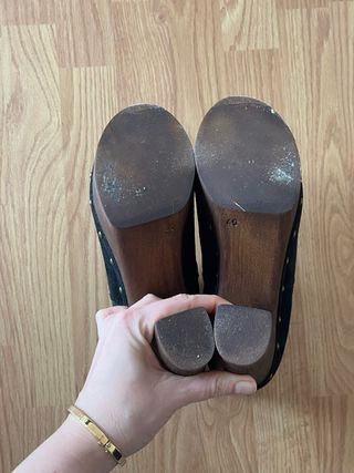 Botines ALPE ante negros plataforma