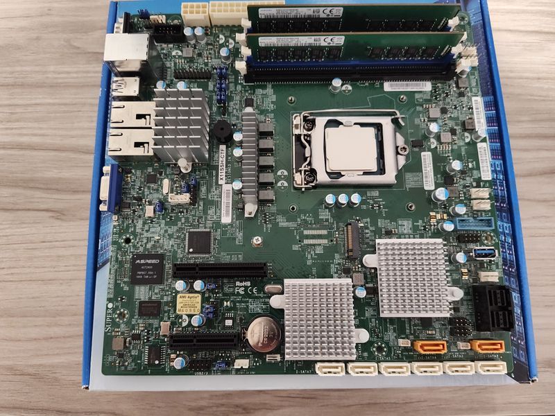Supermicro X11SSH-CTF + Xeon E3 1280v6 + 32GB RAM