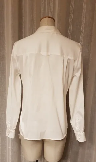 Camisa Caroll Talla 42 Blanca