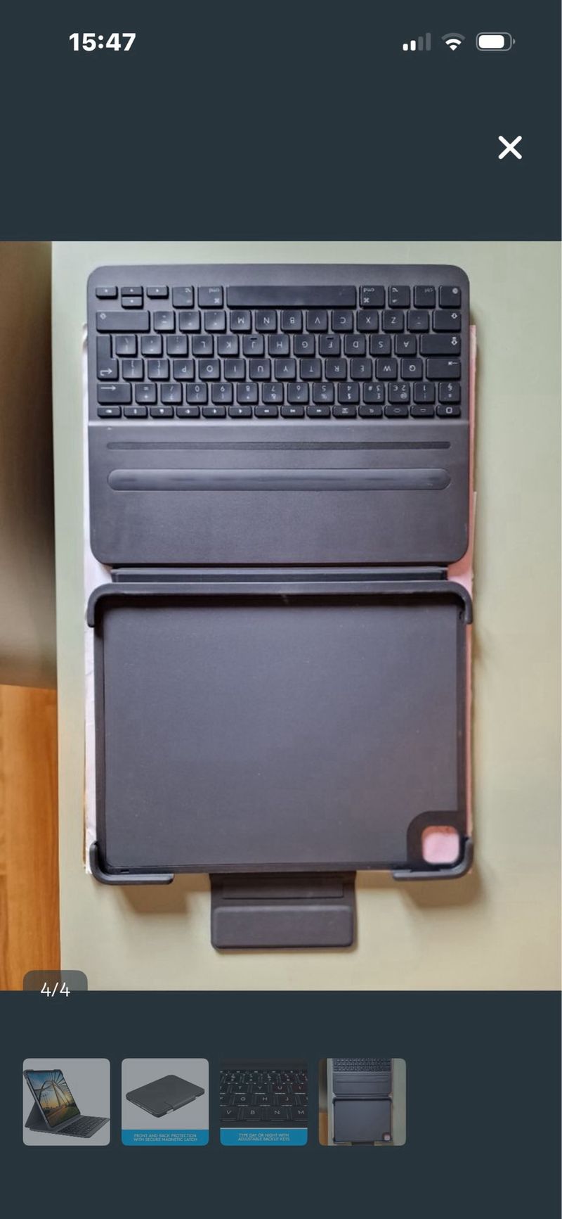 Funda Ipad Pro 12.9 Logitech Slim Folio afbeelding 4