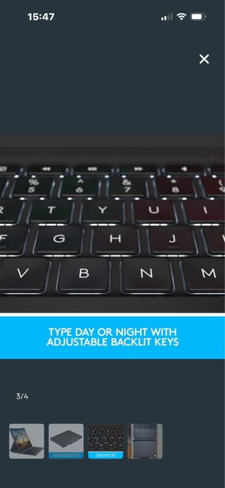 Funda Ipad Pro 12.9 Logitech Slim Folio