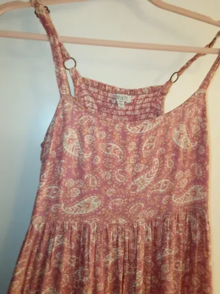 Vestido largo LIONS OF PREE estampado paisley