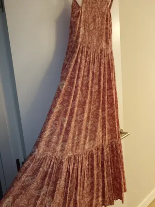 Vestido largo LIONS OF PREE estampado paisley