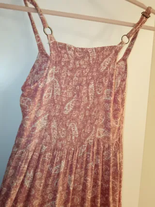 Vestido largo LIONS OF PREE estampado paisley