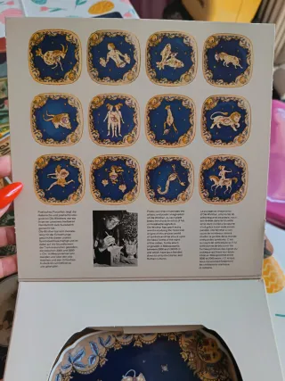 Piatto Zodiaco Hutschenreuther Edizione Limitata.