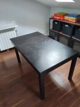 Mesa comedor negra Ikea
