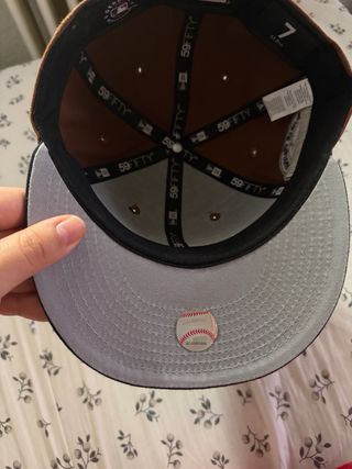 Gorra New Era 59FIFTY NY Marrón y Azul