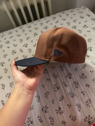 Gorra New Era 59FIFTY NY Marrón y Azul
