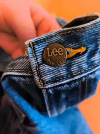 Pantalón vaquero recto Lee azul