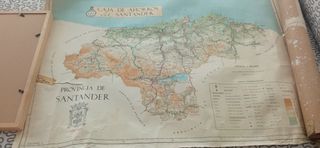Mapa Provincia de Santander 1971